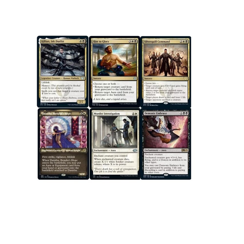 MTG Commander EDH Deck Killian, Ink Duelist 100 Cards Custom Deck - Voltron NM